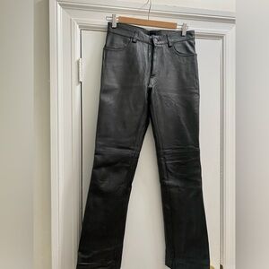 Gap Genuine Leather Pants, good condition